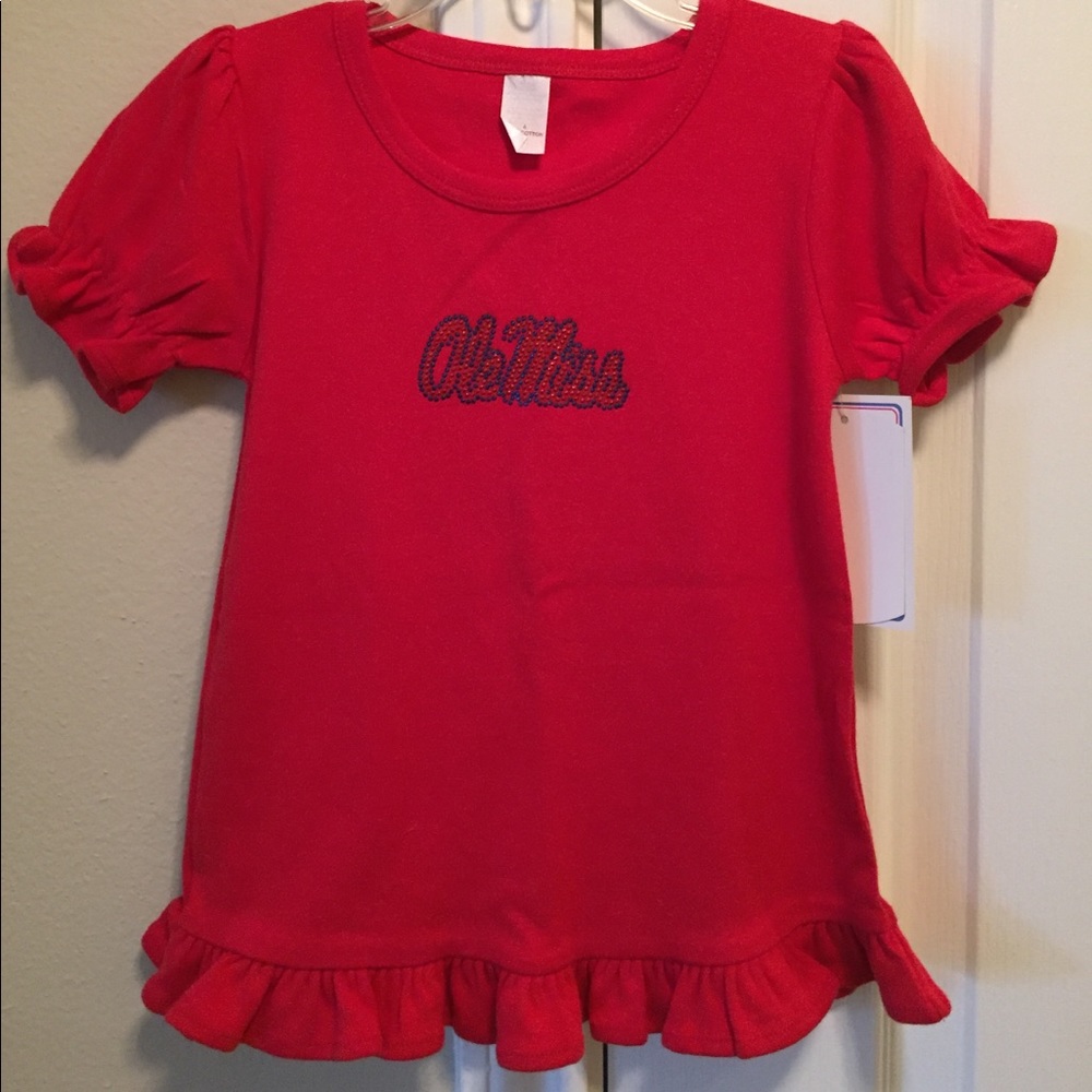 Ole Miss Toddler Tunic Top, NWT